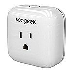 Koogeek Smart Plug, WiFi Socket Outlet for Apple HomeKit with Siri, Electronics Controller on 2.4Ghz Network for $20.99 AC + FS @Amazon