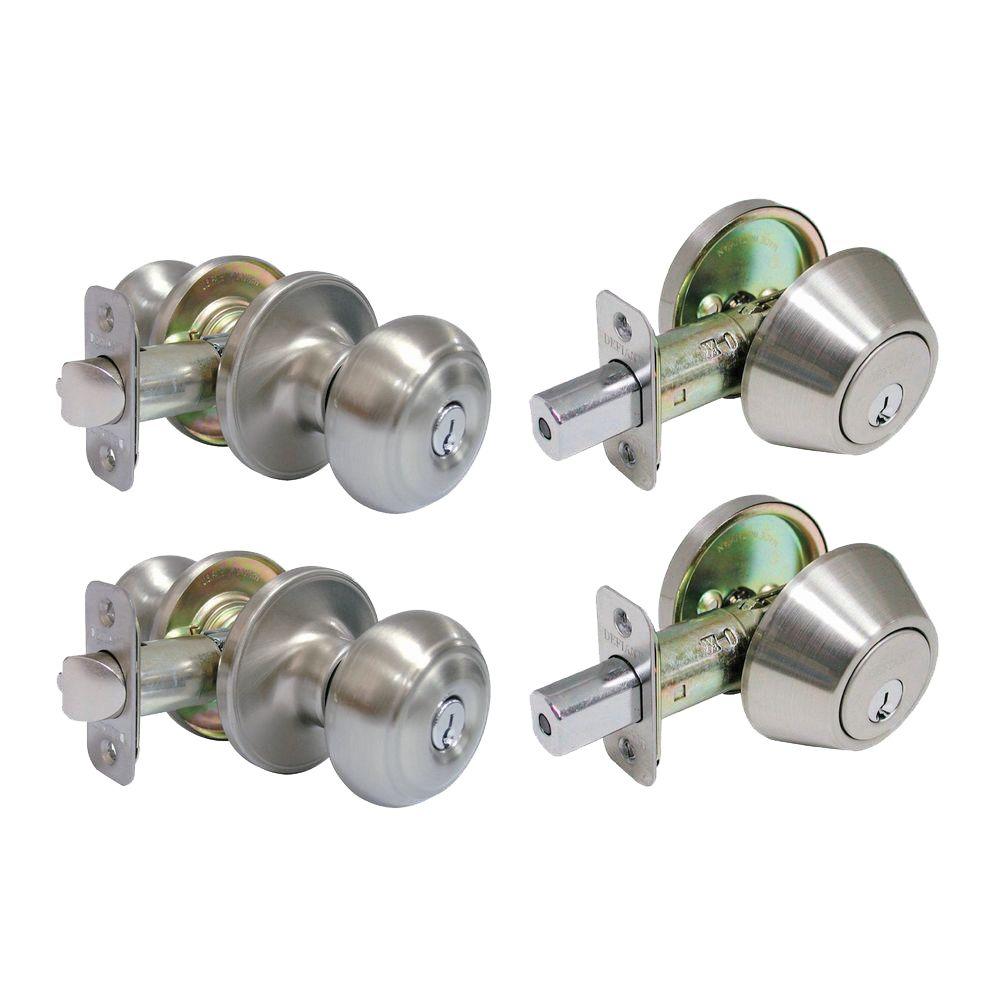 Defiant Hartford Entry Knob And Deadbolt Set 2 Pack 19 97