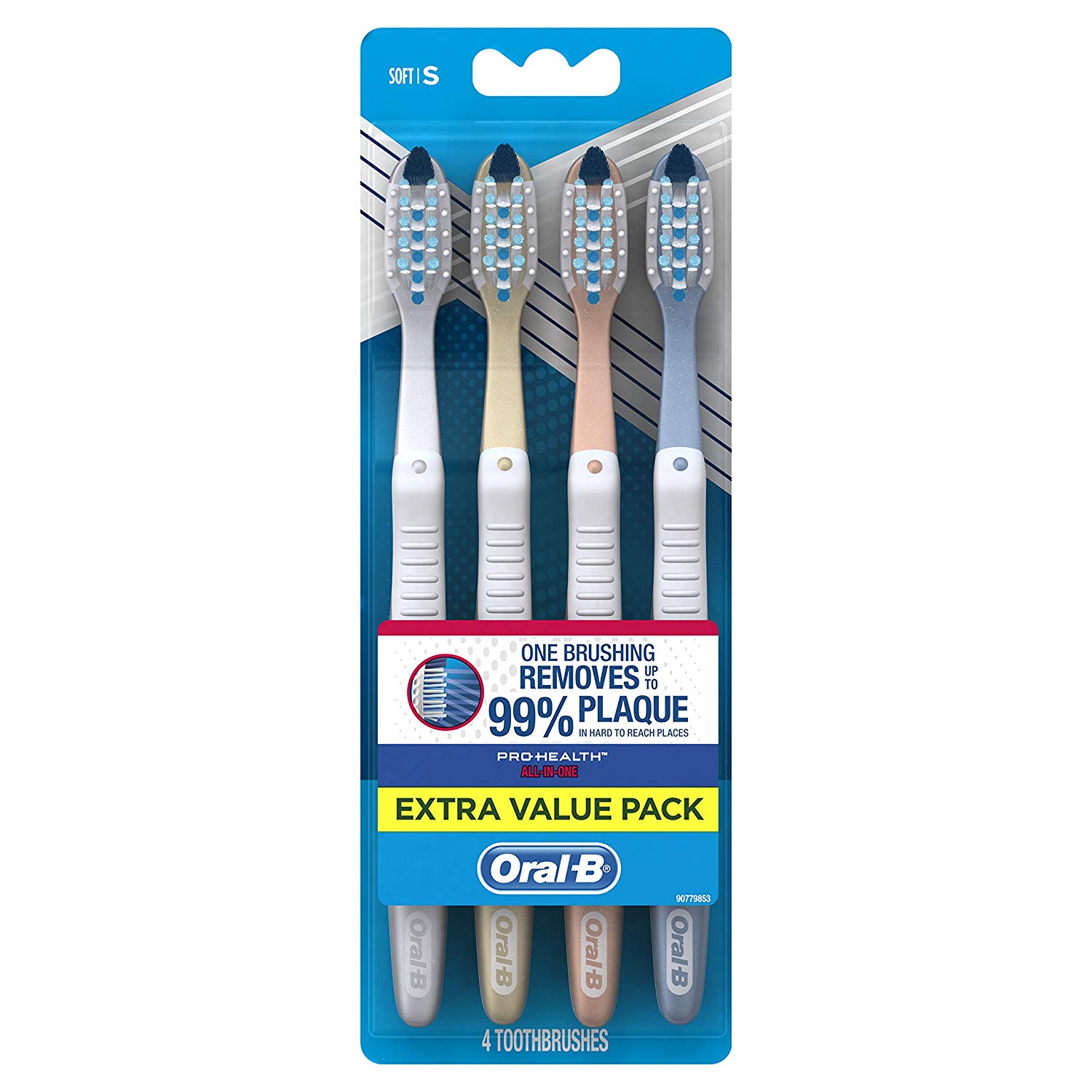 Oral-B Pro-Health Toothbrush, All-in-One, 4 pack $5.25 or $4.99 with Amazon S&S