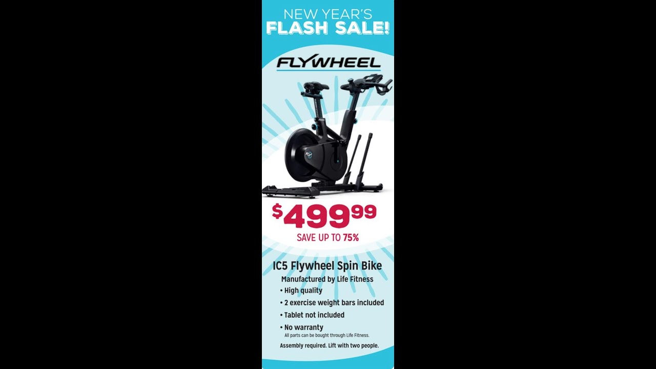 Flywheel IC5 Exercise Bike (no screen) for 499 from Grocery Outlet, a