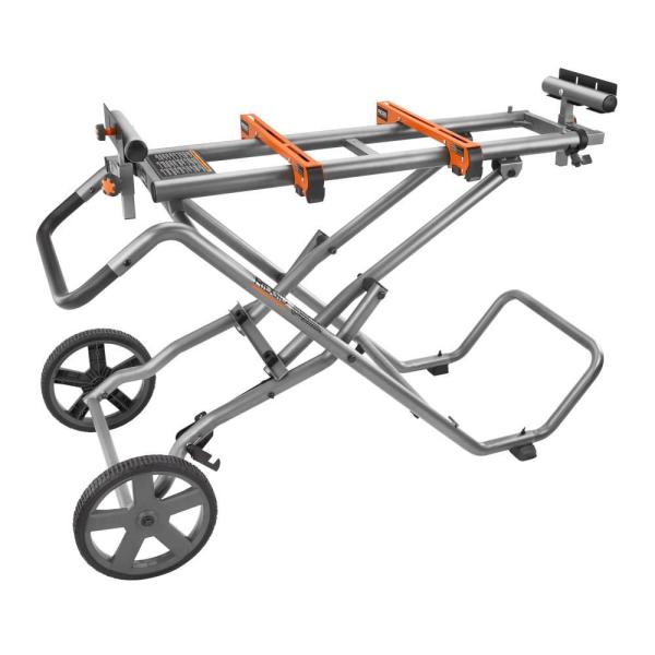 RIDGID Mobile Miter Saw Stand with Mounting Braces $99 plus $7 shipping or free store pickup
