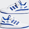 adidas Men's Forum Low Shoes (Cloud White / Cloud White / Royal Blue, size 10.5-) $36 + Free Shipping