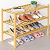 3-Tier Smiry Bamboo Shoe Organizer Rack $11.99 + Free Shipping w/ Prime or on $35+