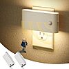 2-Pack JandCase Adjustable Wall Plug Night Lights w/ Motion &amp;amp; Light Sensor (3000K, Warm White) $8.99 + Free Shipping w/ Prime or on $35+