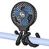 Lightning Deal: 3-Speed WiHoo USB-C Rechargeable Battery Operated Mini Personal/Stroller Fan w/ Flexible Tripod $6.79 + Free Shipping w/ Prime or on $35+