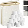 Racokky 35L Toilet Paper Storage w/ Lid &amp;amp; Handle (Beige) $9.94 + Free Shipping w/ Prime or on $35+