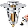 Dzofxmi Universal Stainless Steel Bathroom Pop Up Sink Stopper (for 1.1-1.5&amp;quot;) $5.39 + Free Shipping w/ Prime or on $35+