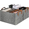 2-Pack Granny Says Large Collapsible Storage Bins w/ Metal Frame &amp;amp; Handles (3 colors) $9.99 + Free Shipping w/ Prime or on $35+