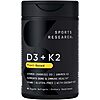 60-Count Sports Research Vegan D3 5000 IU + K2 100mg Softgels $11.97 w/ S&amp;amp;S + Free Shipping w/ Prime or on $35+