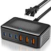 100W hibiker 6-Ports GaN Charger Block $11.99 + Free Shipping w/ Prime or on $35+