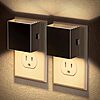 2-Pack JandCase 3000K Dimmable LED Wall Plug Night Lights w/ Sensor (various) from $5.99 + Free Shipping w/ Prime or on $35+