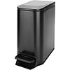 [Prime] 1.6-Gallon Cesun Stainless Steel Trash Can w/ Soft-Close Lid &amp;amp; Removable Inner Bucket (Matt Black) $24.99 + Free Shipping