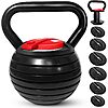 [Prime] Yes4All Adjustable Weight Cast Iron Kettlebell (40Lb, Black) $50.80 + Free Shipping