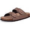 Odoly Men's/Women's Adjustable Cork Footbed Arch Support Slide Sandal (various colors) for $11.39-$16.79 + Free Shipping w/ Prime or on $35+