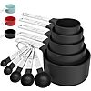 10-Piece Tiluck Stackable Measuring Cups &amp;amp; Spoons Set w/ Stainless Steel Handles (6 colors) $4.99 + Free Shipping w/ Prime or on $35+