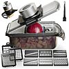 12-in-1 Lusvnex 9-Blade Stainless Steel Vegetable Chopper/Mandoline Slicer w/ Contianer $12.99 + Free Shipping w/ Prime or on $35+ $12.99