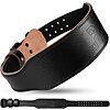 4&amp;quot; DMoose Fitness Leather Weightlifting Belt (Black or Brown) $8.15 + Free Shipping w/ Prime or on $35+