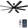 70&amp;quot; Ohniyou 6-Speed DC Motor Ceiling Fan w/ LED Light &amp;amp; App/Remote Control (Black) $74.99 + Free Shipping