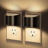 2-Pack JandCase 3000K Dimmable LED Wall Plug Night Lights w/ Light Sensor (Arc or Square) $5.99 + Free Shipping w/ Prime or on $35+