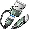 10' AINOPE 60W USB-C 3.1A Fast Charging Cable w/ USB A to C Adapter $4.94 + Free Shipping w/ Prime or on $35+