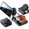 LISEN 3-in-1 Foldable Magnetic Wireless Charger Dock $17.99 + Free Shipping