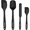 4-Piece Barsone Heat Resistant Silicone Spatula Set (Black) $3.99 + Free Shipping w/ Prime or on $35+
