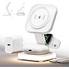 Quzudn 5-in-1 Wireless MagSafe Charging Stand w/ Night Light for iPhone, Watch &amp;amp; Airpods $14.99 + Free Shipping w/ Prime or on $35+