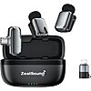 ZealSound Mini Wireless Lavalier Microphone w/ Charging Case $11.99 + Free Shipping w/ Prime or on $35+