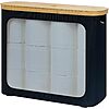 Rosos Toilet Paper Storage w/ Bamboo Lid, Clear Window &amp;amp; Handles (3 colors) $11.99 + Free Shipping w/ Prime or on $35+