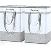 2-Pack 78L FairyHaus Collapsible Laundry Basket w/ Easy Carry Handles (Gray) $9.99, 2-Pack 100L (Black) $14.49 + Free Shipping w/ Prime or on $35+