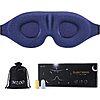 Mzoo Luxury 3D Blackout Sleep Eye Mask w/ Adjustable Strap (Blue) $2.99 + Free Shipping w/ Prime or on $35+
