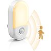 Prime Members: 2-Pack L LOHAS LED Dimmable Motion Sensor Wall Plug Night Lights (3000K, 5000K, Amber) $7.99 + Free Shipping