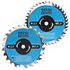 2-Pack Seesii Circular Saw Blades (4-1/2&amp;quot;(3/8&amp;quot; Arbor) 24T &amp;amp; 40T) $6.99, (7-1/4&amp;quot;(5/8&amp;quot; Arbor) 24T &amp;amp; 60T) $11.99 &amp;amp; More + Free Shipping w/ Prime or on $35+