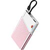 Aaoyun 10000mAh 22.5W Slim Portable Power Bank w/ Built-In USB-C Cable (Pink) $8.99 + Free Shipping w/ Prime or on $35+