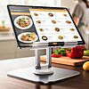 Lisen Adjustable 360-Degree Rotation Tablet Stand Holder (up to 12.9&amp;quot;, Silver White) $8.99 + Free Shipping w/ Prime or on $35+