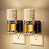 2-Pack JandCase Dimmable Plug-In Night Lights w/ Light Sensor (Gold, 3000K) $12.49, (Gold Metal 3000K) $15.99 &amp;amp; More + Free Shipping w/ Prime or on $35+