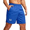 G Gradual Men's Quick Dry Athletic Running Shorts with 2-Zipper Pockets