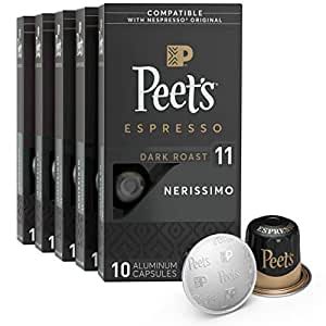 50-Count Peet's Coffee Nerissimo, Intensity 11 Espresso Capsules (Dark Roast) $19.50 w/Subscribe & save, and 30% off coupon