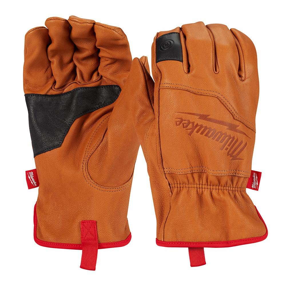 Milwaukee Goatskin Leather Gloves (M, L or XL) $11 + Free Shipping