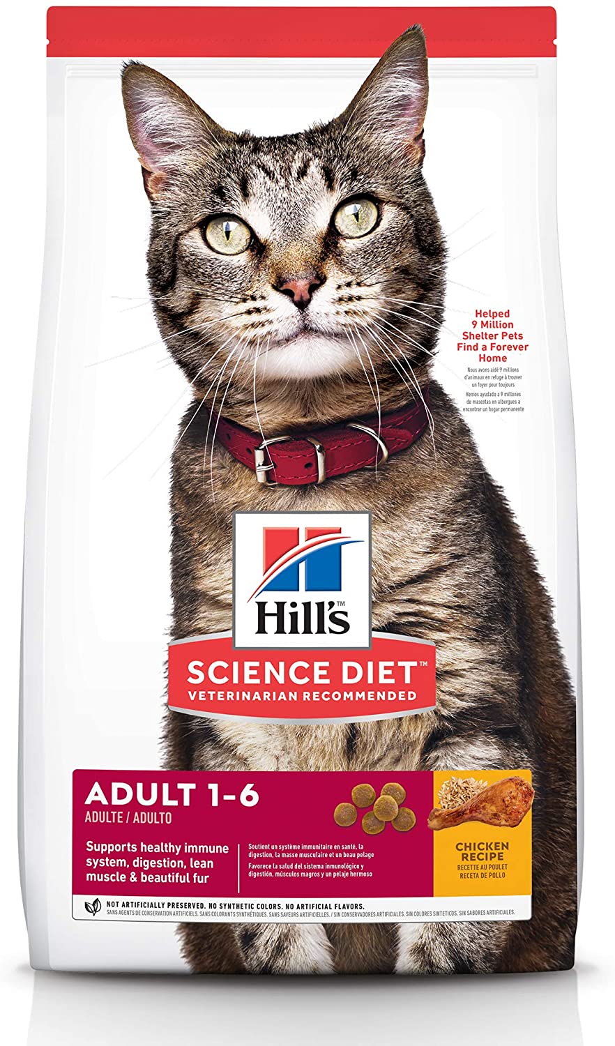 16-Lb Hill's Science Diet Adult Chicken Recipe Dry Cat Food $25.85 w/ S&S + free shipping