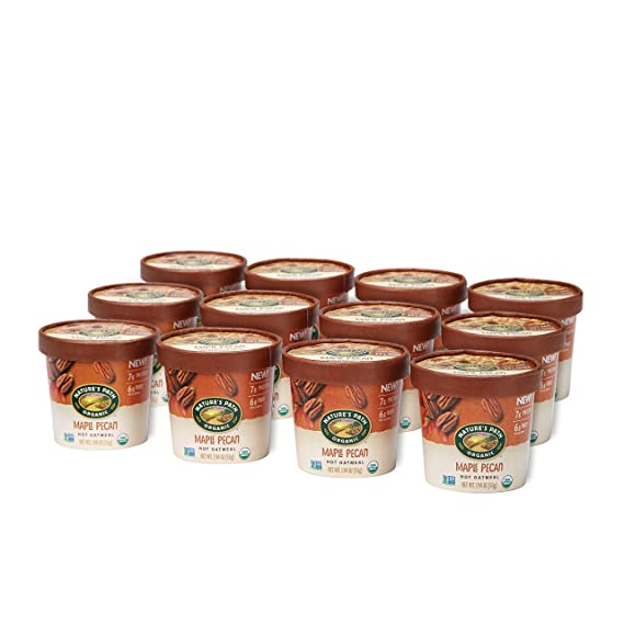 12-Pack 1.94-Oz Nature's Path Organic Maple Pecan Instant Oatmeal Cup $7.80 + free shipping w/ Prime or on $25+