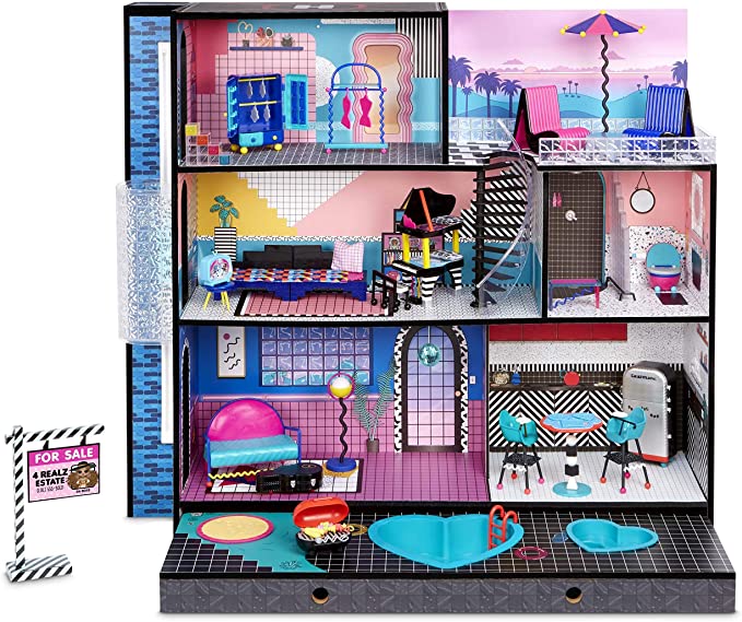 L.O.L. Surprise Home Sweet OMG Wood Doll House w/ 85+ Surprises $81 + Free Shipping, or Free Curbside Pickup at Best Buy