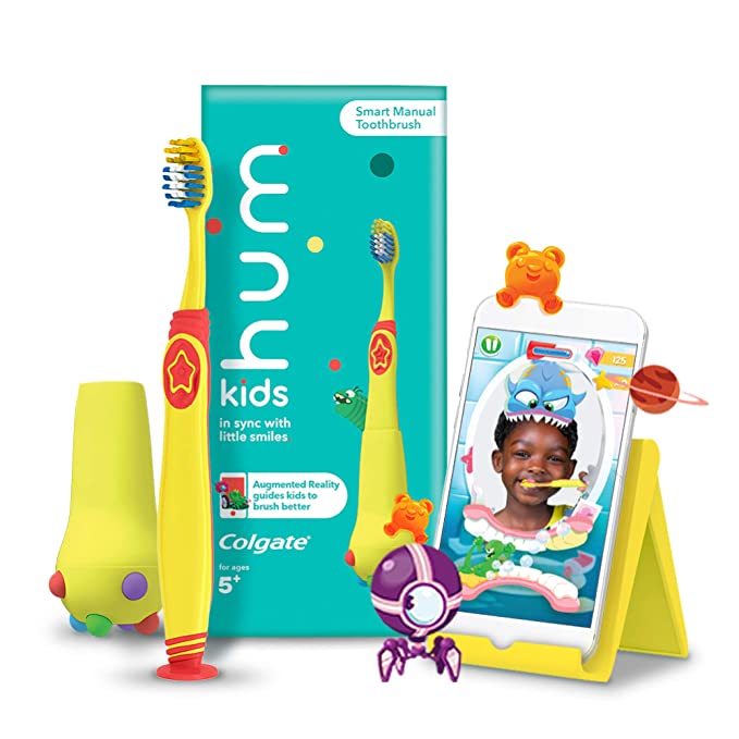 Hum by Colgate Kids Smart Toothbrush: Manual (Yellow) $7.20, Powered (Yellow) $11.75 & More w/ S&S + free shipping w/ Prime or on $25+