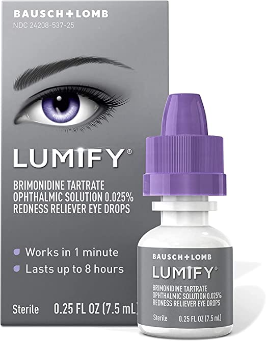 0.25-Oz (7.5-ml) Lumify Redness Reliever Eye Drops $13.05 w/ S&S + Free Shipping w/ Prime or on $25+