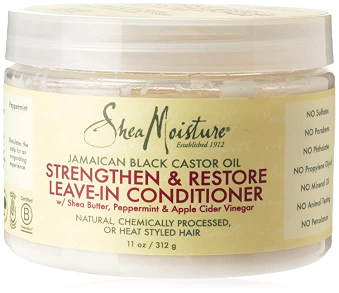 11-Oz SheaMoisture Jamaican Black Castor Oil Leave-In Conditioner For Damaged Hair $7.20 & More w/ S&S + Free Shipping w/ Prime or on $25+