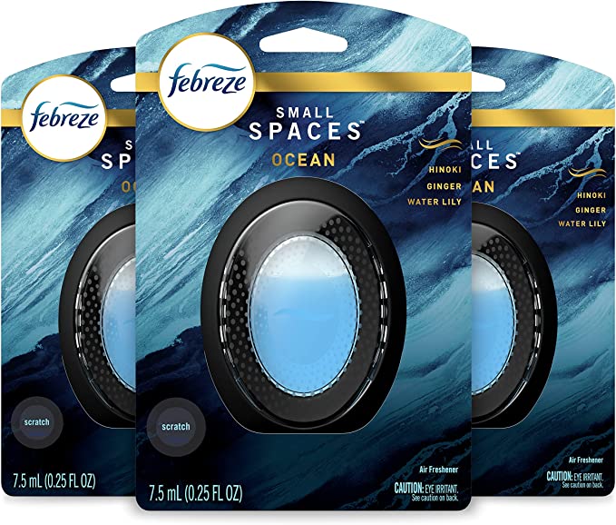 3-Count 0.25-pz Febreze Small Spaces Air Fresheners (various ...