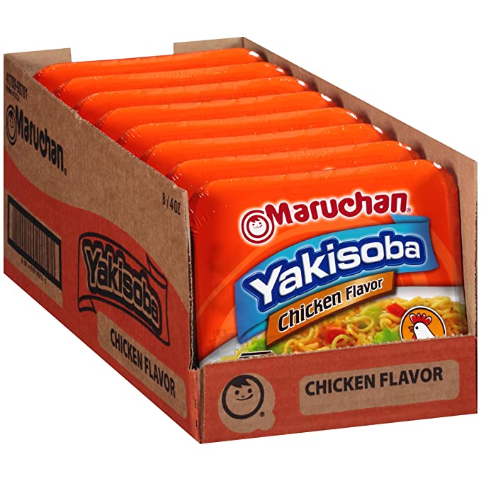 8-Pack 4-Oz Maruchan Yakisoba (Chicken) $6.90 ($0.86 each) + Free Shipping w/ Prime or on $25+