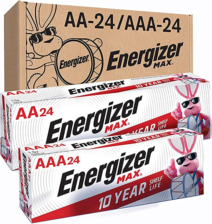 48-Count Energizer MAX Battery Combo Pack: 24-Count AA + 24-Count AAA $24.70 + Free Shipping