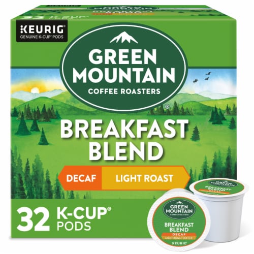 32-Count Green Mountain Coffee Decaf Breakfast Blend Light Roast K-Cup Pods $11.20 + Free Shipping w/ Prime or on $25+
