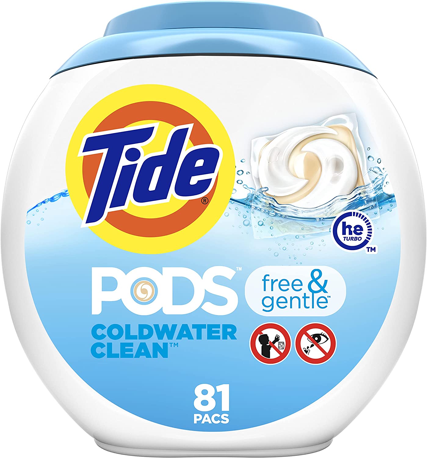81-Count Tide Pods Laundry Detergent Pacs (Free & Gentle) $13.95 w/ S&S + Free Shipping w/ Prime or on $25+